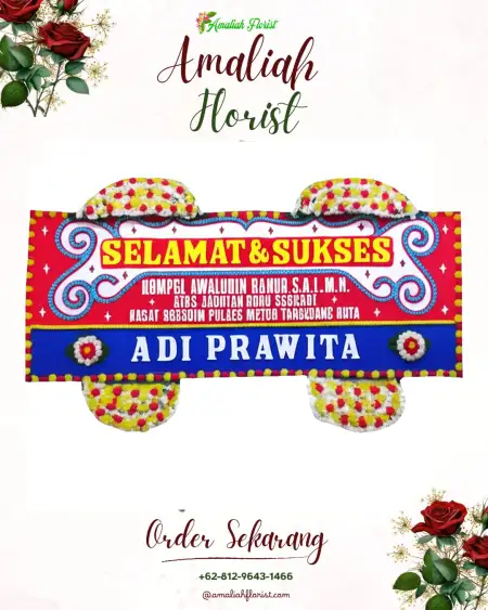 Papan Bunga Ucapan Selamat Orong Telu